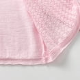 thumbnail image 3 of KyCheLot Knitted Cardigan for Girls Single Button Round Neck Long Sleeve Outerwear Comfy Fashion Hollow Sweaters, 3 of 8