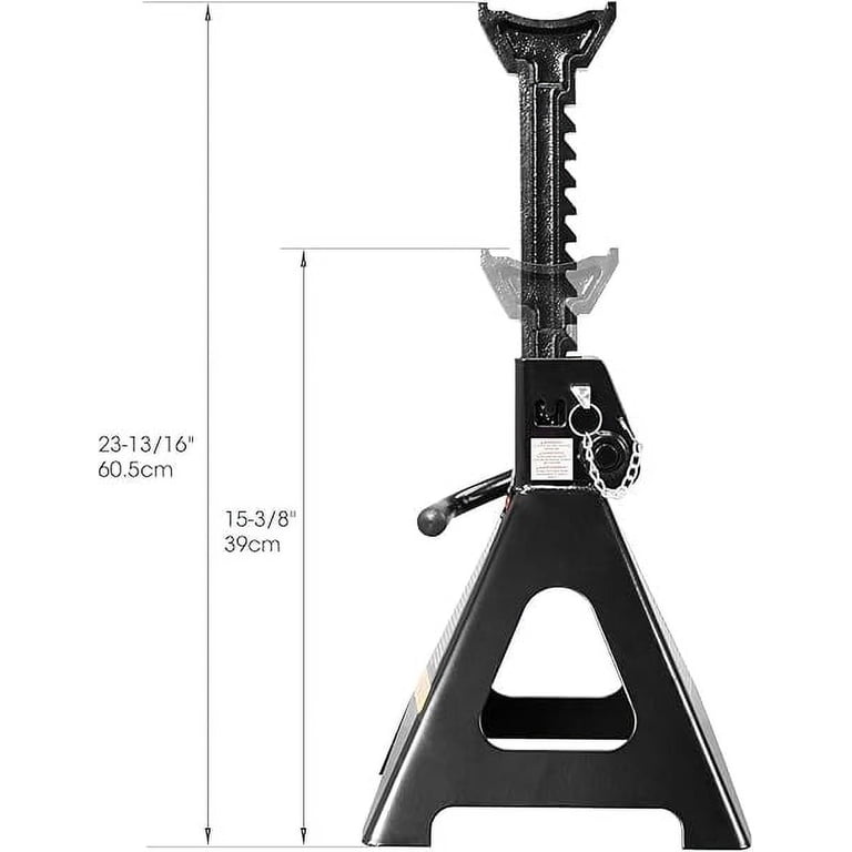 Big Red AT46002ABR Torin Double Locking Steel Jack Stands, 2 Pack