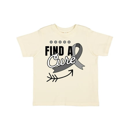 

Inktastic Find a Cure Brain Cancer Awareness with Arrow Gift Toddler Boy or Toddler Girl T-Shirt