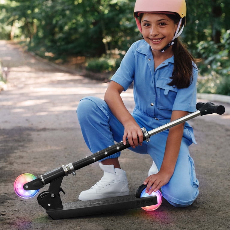 Jetson Moonbeam Deluxe Light-Up Kick Scooter with Adjustable