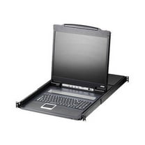 Aten CL1308NUKIT 8-Port 19" LCD Integrated USB/PS2 Combo KVM w/ 8 Cables