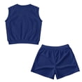 thumbnail image 5 of chaqlin Moon Capybara T-Shirt and Shorts Outfit Set for Girls 5-14 Years - Two Piece Summer Short Set Outfit - Girls Sleeveless Tank Top Running Walking Activewear, 5 of 7