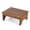Walnut, variant on StrongTek Bamboo Step Stool, Wooden Step with Non-Slip Bottom, Lightweight and Sturdy Footstool (Walnut)