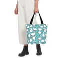 thumbnail image 5 of Pofeuu Cartoon Funny Goose Print Women Fashion Shoulder Handbags Top Handle Satchel Bags Tote Shoulder Shopping Bag Stylish Canvas Tote Bag, 5 of 6