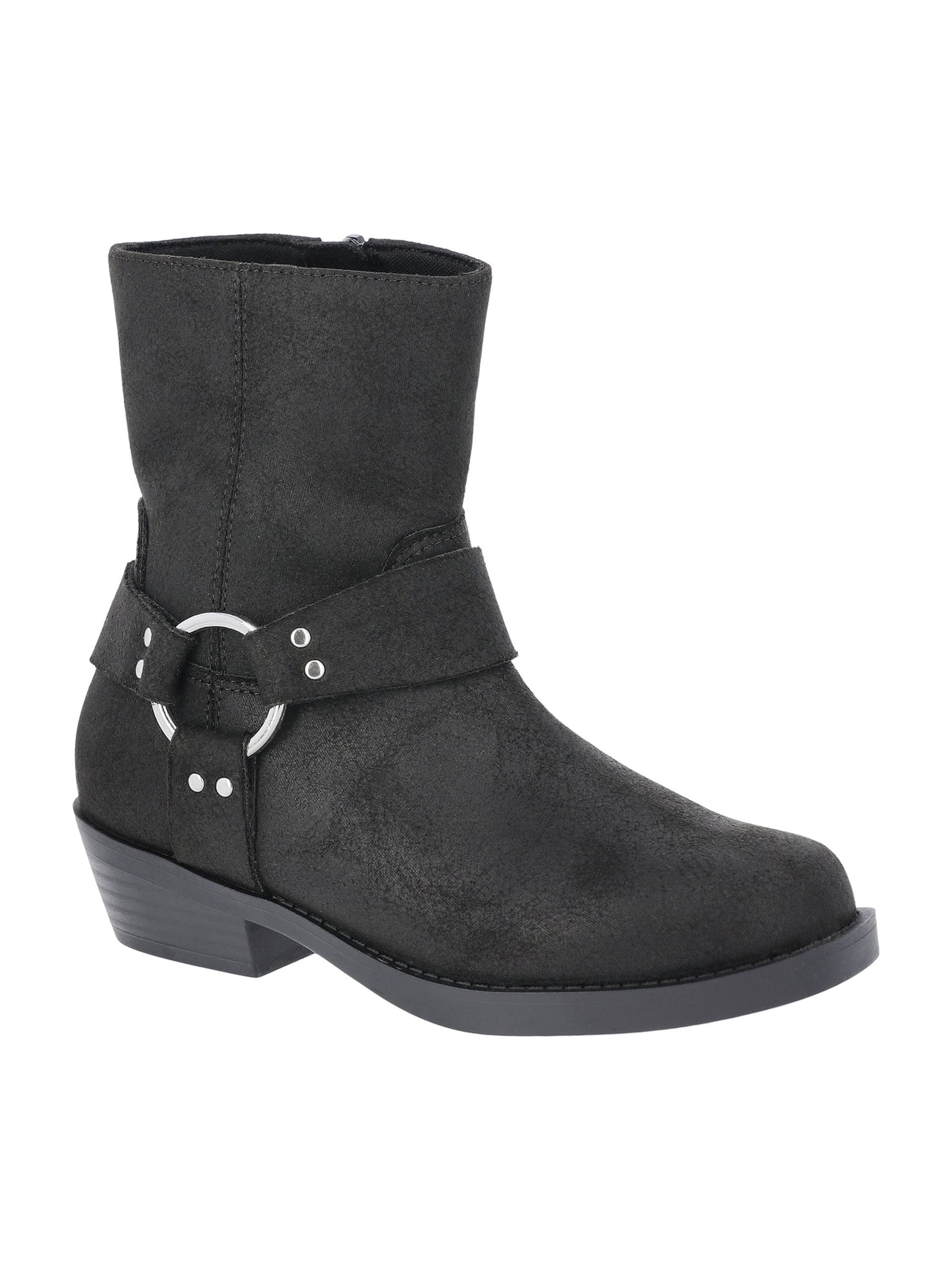 Wonder Nation Little and Big Girls' Harness Boots