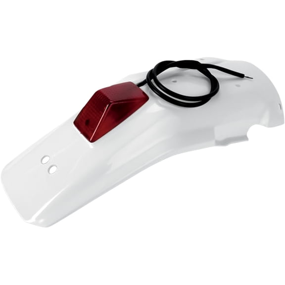 UFO HO02650041 Enduro Rear Fender with Light