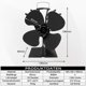 thumbnail image 2 of 4-Blade Fireplace Fan, No Electricity, Quiet, Thermal Powered, Fireplace Fan, NAIZY Placement Type, 2 of 5
