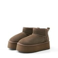 thumbnail image 3 of BURUDANI Women’s Chunky Sole Snow Boots Warm Faux Fur Lined Winter Boots, 3 of 9