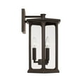 thumbnail image 3 of 3 Light Outdoor Wall Lantern In Transitional Style-16.25 Inches Tall And 10 Inches Wide-Black Finish Capital Lighting 946631Bk, 3 of 8