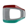 thumbnail image 4 of Cubierta de Marco de Fibra de Carbono de 3 Colores, Cubierta de Panel de Cambio de Marchas de Consola Central, Pegatina Interior de Estilo de Coche para Giulia Stelvio 2020, 4 of 5