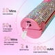 thumbnail image 3 of OBEST Plancha de pelo inalámbrica, Portátil plancha de pelo y rizador inalámbricos 2 en 1 para Peinar el Cabello Mientras Viaja, Batería de 5000 mAh recargables por USB C, 3 of 5