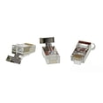 thumbnail image 1 of IDEAL Electrical 85-363 Shielded Feed-Thru Modular Plug Connector, Cable Connector for CAT6A/6/5e Shielded Cables, (10 Connectors), 1 of 3