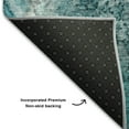 thumbnail image 3 of Addison Rugs Mayfield Washable Contemporary Watercolors Teal Rectangle Rug, 5' x 7'6", 3 of 6