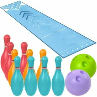 Champion Sports Foam Weighted Bowling Pin Set Pins, Ball and