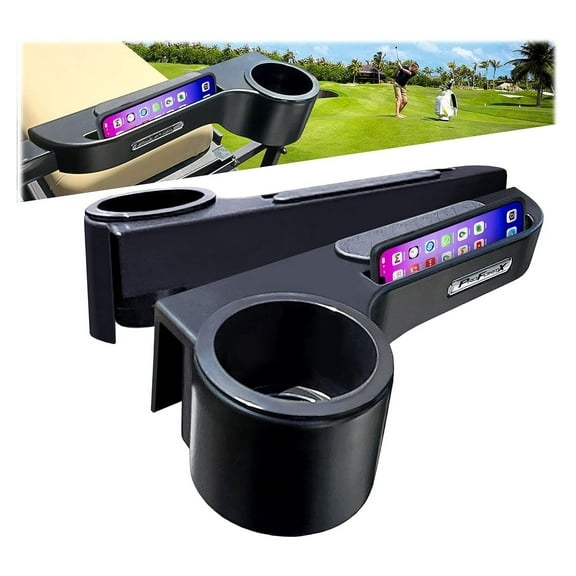 CodYinFI Black Golf Cart Arm Rest with Cup Holder for Club Car, 16.00 x 6.00 x 6.00" 4 lbs
