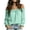 Mint Green off shoulder blouse a1, variant on Women Off Shoulder Ruffle Flowy Blouse Sleeveless Casual Summer Tops Solid Basic Tee Shirts for Beach Vacation Travel Clothes, Wine M