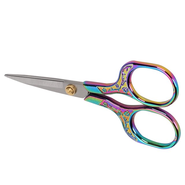 Sewing Scissors, Retro Scissor Needlepoint Scissors Stainless Steel Ergonomic Handles For Sewing Embroidery For Trimming For Art Work For Individual Collection