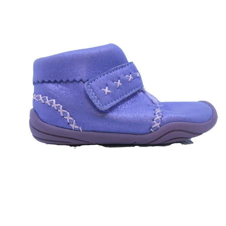 

Pre-owned Pediped Girls Purple Booties size: 7 Toddler