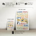 thumbnail image 5 of Beers of New England, Typography (12x18 Aluminum Art, Indoor Outdoor Metal Sign Decor), 5 of 5