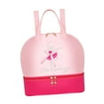 thumbnail image 3 of Mochila de ballet cómoda, versátil y bonita para niños, ideal para deportes y viajes. Rosa Rosa Roja, 3 of 9