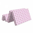 thumbnail image 2 of Owls Foldable Mattress, Sleeping Birds Moon Stars, 78.7" x 47.2", Pink Lavender, by Ambesonne, 2 of 6