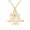 Rose gold, variant on Customized Fashion Stainless Steel Kitchen shape Name Necklace Personalized Letter Gold Choker Necklace Pendant Nameplate