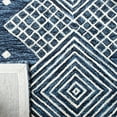 thumbnail image 6 of SAFAVIEH Micro-Loop Cori Geometric Area Rug, Blue/Ivory, 8' x 10', 6 of 10