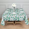 thumbnail image 3 of Green Christmas Tree and Text Pattern Square Tablecloth,Waterproof Square Table Cover,Wipeable Spillproof Washable Table Cover for Home Kitchen Party Decor 52"x52"(132x132cm), 3 of 6