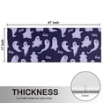 thumbnail image 5 of Kitchen Rugs Sets Of 2,Dark Purple Halloween Ghosts with Boo Anti Fatigue Kitchen Mat Rugs Non Slip Washable,Decorative Kitchen Floor Mats for Kitchen,Sink,Laundry,17"X47", 5 of 5