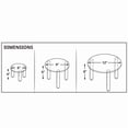 thumbnail image 4 of 3-Piece Acrylic Small Round Riser Set, 4 of 4