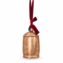 My Texas House Metal Bell Hanging Christmas Decoration, Gold and Red, 8 ...