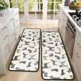 thumbnail image 4 of Kitchen Rugs Sets Of 2,Cute Animal Dogs Anti Fatigue Kitchen Mat Rugs Non Slip Washable,Decorative Kitchen Floor Mats for Kitchen,Sink,Laundry,17"x47"+17"x47", 4 of 5