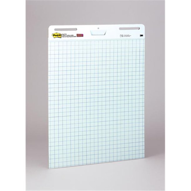 3M Company MMM560 PostIt SelfStick Easel Pads 2Pk Blue 1In Grid On