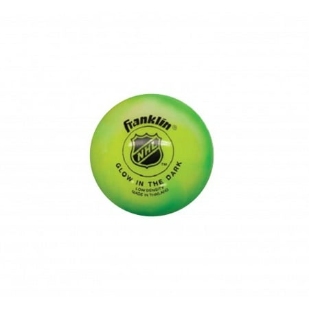 Franklin Sports Glow In The Dark Street Hockey Ball Puck High Density Durable