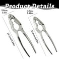 thumbnail image 3 of Stainless Steel Walnut Cracker Tool, Nutcracker Tool for Nut crackers, Nutcracker Sheller Clip Tool(L Size), 3 of 4