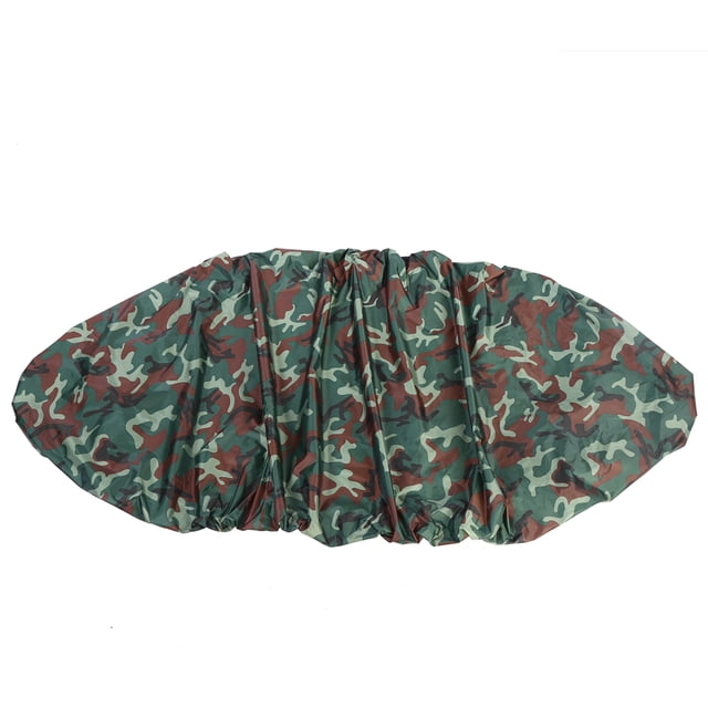 Funda impermeable de 3,5 m con protección UV para kayak de 2,6-3 m (camuflaje verde militar)