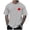Grey, variant on Bibifish Mens T-Shirt Novelty Graphic Canada Maple Leaf Print Crew Neck Short Sleeve Standard Tshirts National Pride Casual Streetwear Tee
