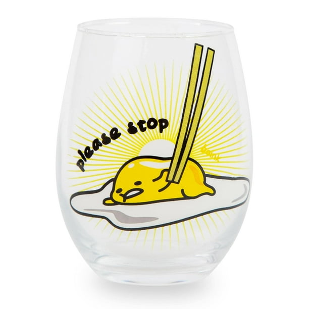 Vaso sin tallo SANRIO Gudetama Multicolor 600ml