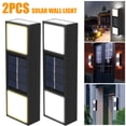 thumbnail image 3 of 2Pcs Solar Light Super Bright IP65 Waterproof Solar Wall Light Auto ON/OFF Solar Fence Light for Garden Patio, 3 of 11