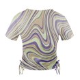 thumbnail image 2 of Blusa George Talla G Elevadores Estampado Lila, 2 of 4