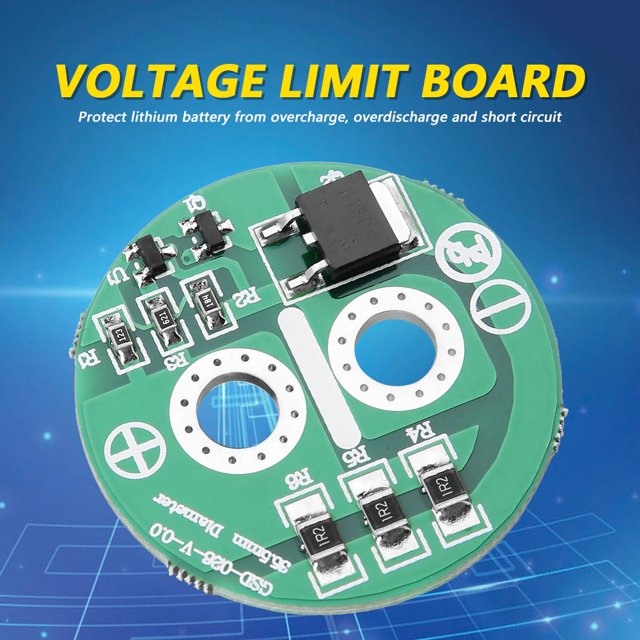 "Premium 2.5V Lithium Battery Protection Board with Super Capacitor - Overcharge/Discharge Protection & Balancing Circuit (35mm PCB, 600-700F Cap)"