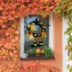 thumbnail image 4 of Corona De Halloween Con Sombrero De Bruja Y Piernas Guirnalda De Puerta Delantera Guirnalda Artificial Para Decoración De Fiesta De Halloween Serendint HA037707-00, 4 of 6