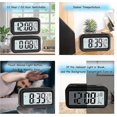 thumbnail image 4 of Bedside Digital Alarm Clock Battery Powered, Smart Alarm Clock with Temperature Date Snooze Function, Digital Alarm Clock for Kids Adults Bedroom Home, 4 of 5