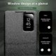 thumbnail image 4 of Qialino Compatible For Samsung Galaxy S25 Ultra Case View Window Genuine Cow Leather Flip Phone Cover, 4 of 5