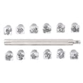 thumbnail image 4 of 12 Pcs Outil de Estampage Motif Zodiaque Chinois Bricolage Cuir Sculpture Tampon 1 Pce Manche, 4 of 14