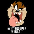 thumbnail image 2 of Boy's Looney Tunes Taz Best Brother Everrr!!!  Graphic Tee Black X Small, 2 of 5