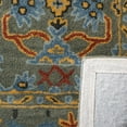 thumbnail image 4 of Safavieh Heritage Lance Floral Wool Area Rug, Sage/Blue, 5' x 8', 4 of 8