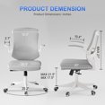 thumbnail image 2 of Ergonomic Office Chair - Home Office Desk Chair with Adaptive Lumbar Support, Computer Chair with Footrest,Armrest, Adjustable Height, 2 of 6