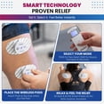 thumbnail image 5 of iReliev Therapeutic Wearable Wireless TENS Unit & EMS Muscle Stimulator System for Pain Relief & Conditioning, 5 of 9