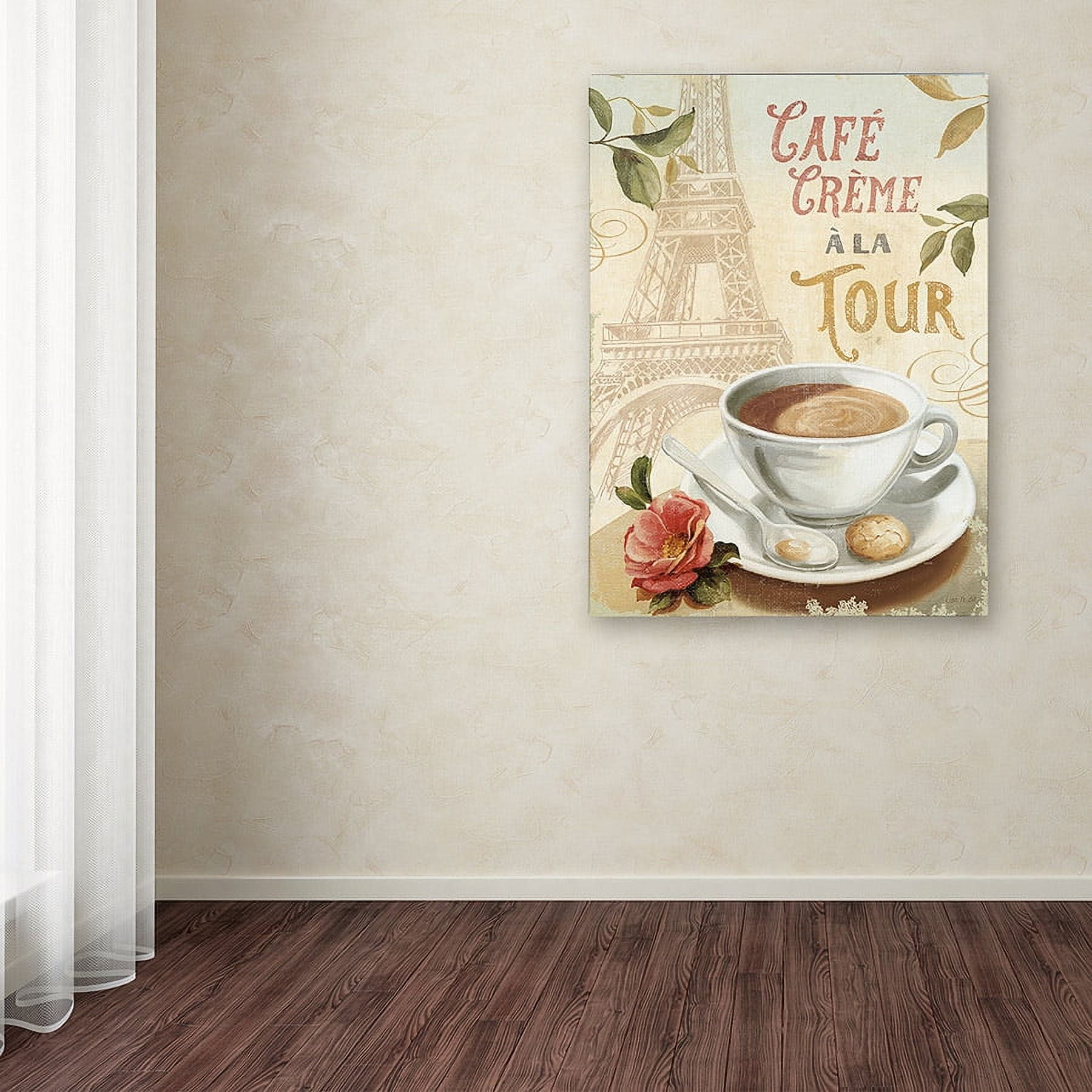 Trademark Fine Art "Cafe in Europe II" Canvas Art by Lisa Audit